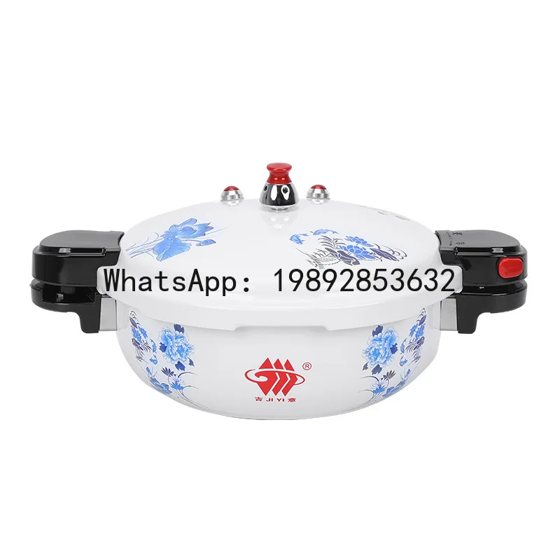 

X4-2 Household Pressure Cooker Chinese Blue and White Porcelain Pressure Cooker Stewing Soup Pressure Cooker