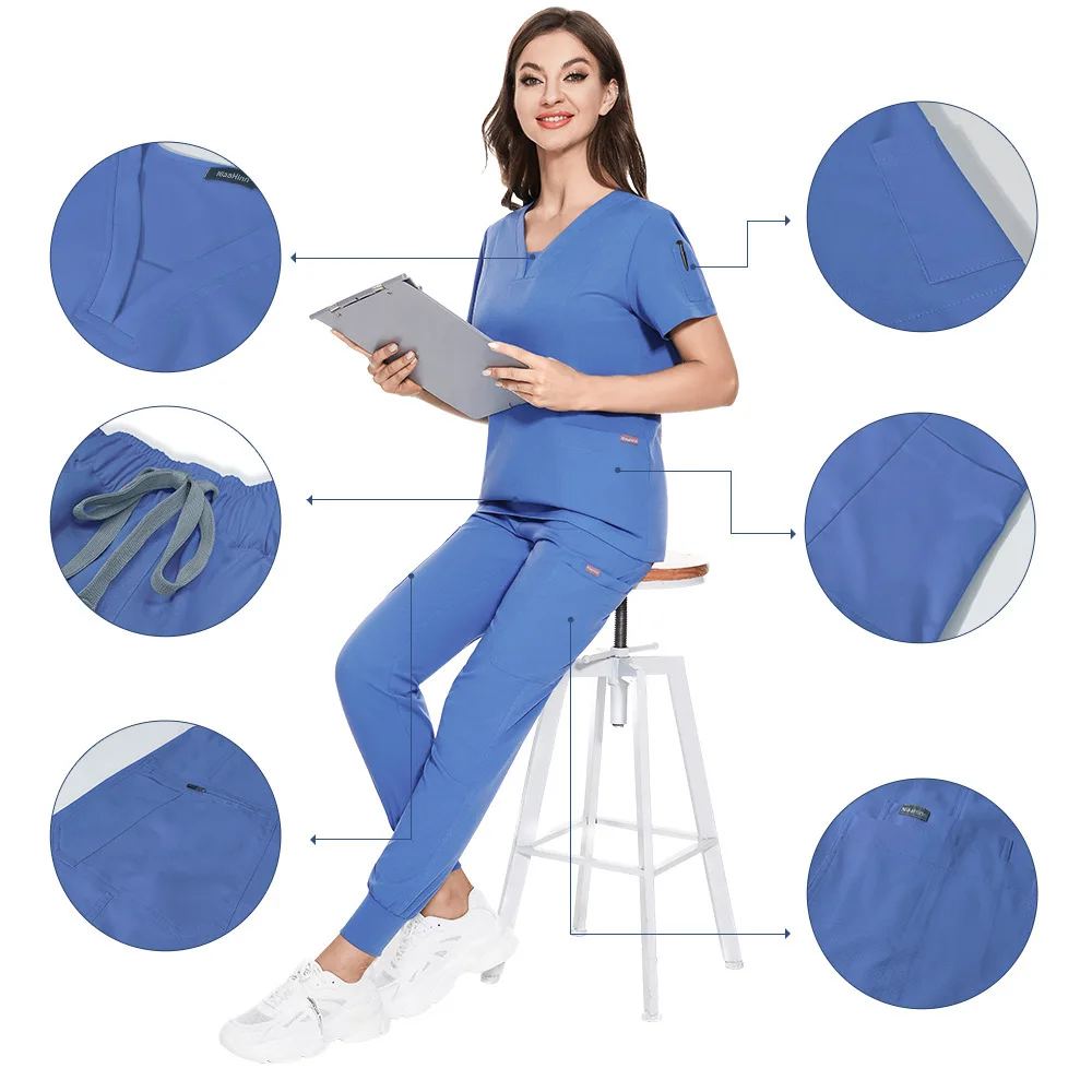 Salon kosmetyczny pielęgniarki Szpital stomatologiczny Sala operacyjna Odzież do mycia rąk, zestaw lekarza
