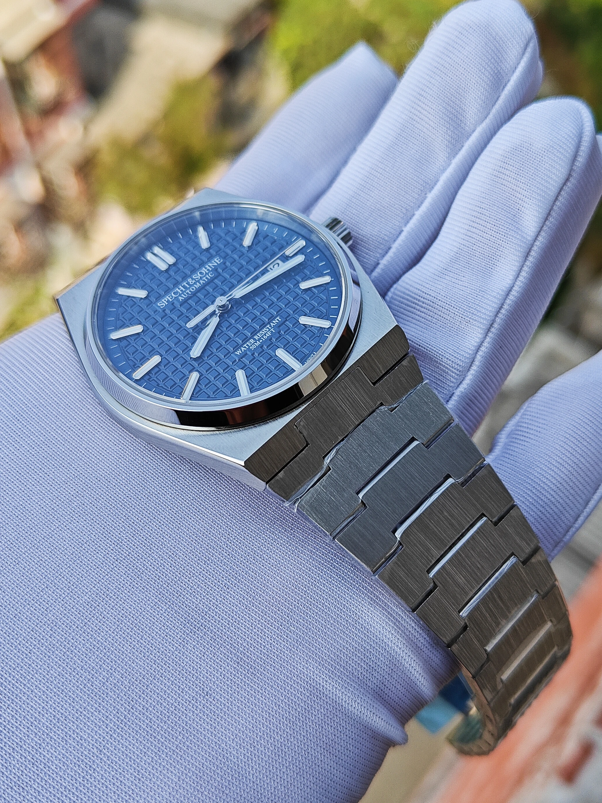 2025 Specht&Sohne Fashion Automatic Mechanical Watch Japan NH35 Movement Sapphire 50m Waterproof Rubber Strap Men's Watch 37MM