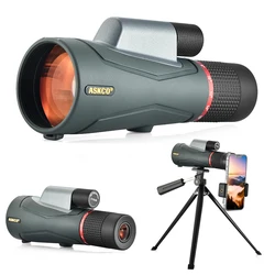 8-16X56 zoommonoculair voor volwassenen, ED-monoculaire telescoop met hoog vermogen met Bak4-prisma SMC-gecoat voor kamperen en vogels kijken