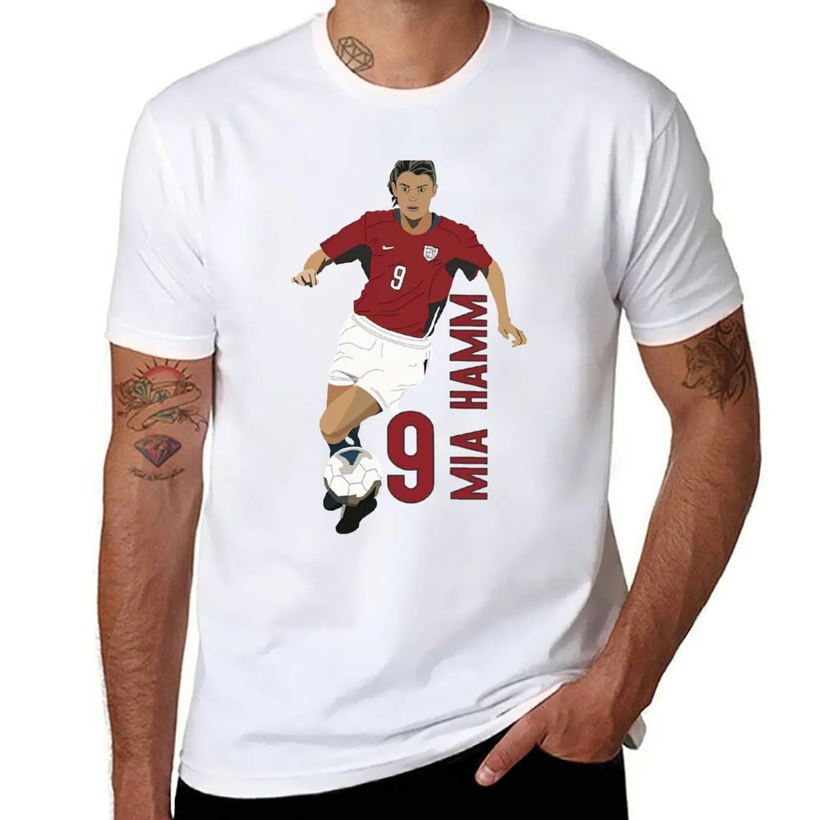 

shirts t t Mia Hamm designer for Design Hamm cotton 100% tshirt Mia Illustration, graphic vector Premium T-Shirt man tees shirts