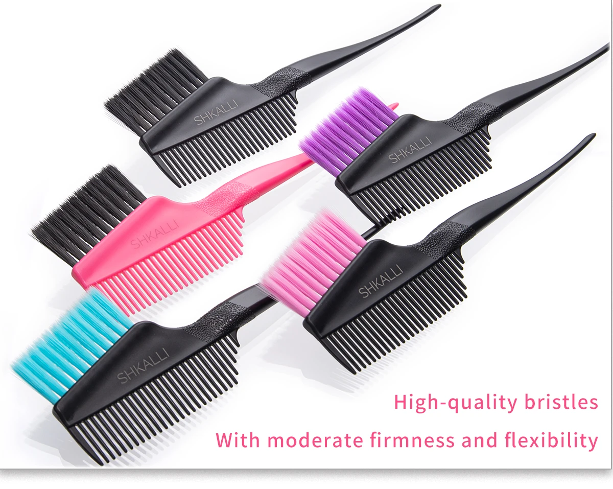 Professioneller Haarfarbkamm und Bürste für den Salon und den Heimgebrauch | Ergonomisches Kammbürsten-Hybrid-Design | Bleichmittel, Highlights, Up Tools – Detail 7