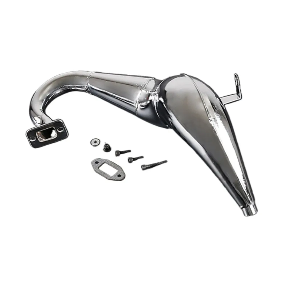 Metal Exhaust Pipe BAHA95284 LT97059 for 71cc Two stroke Engine Rovan Remote Control Car Engine Exhaust Pipe Accessory