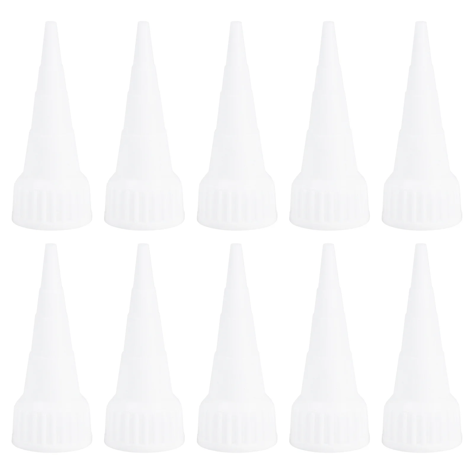 

10Pcs Glue Nozzle Replacement Tips for 100Ml Bottles Sharp Applicator Cups Suitable for Arts Crafts Use Nozzle