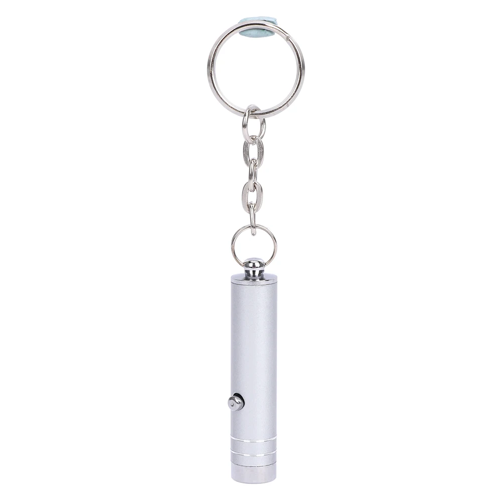 Mini Aluminium Alloy Purple Light Detector Money Detection Counterfeit Money UV Light Flashlight LED UV Torch Keychain Lamp