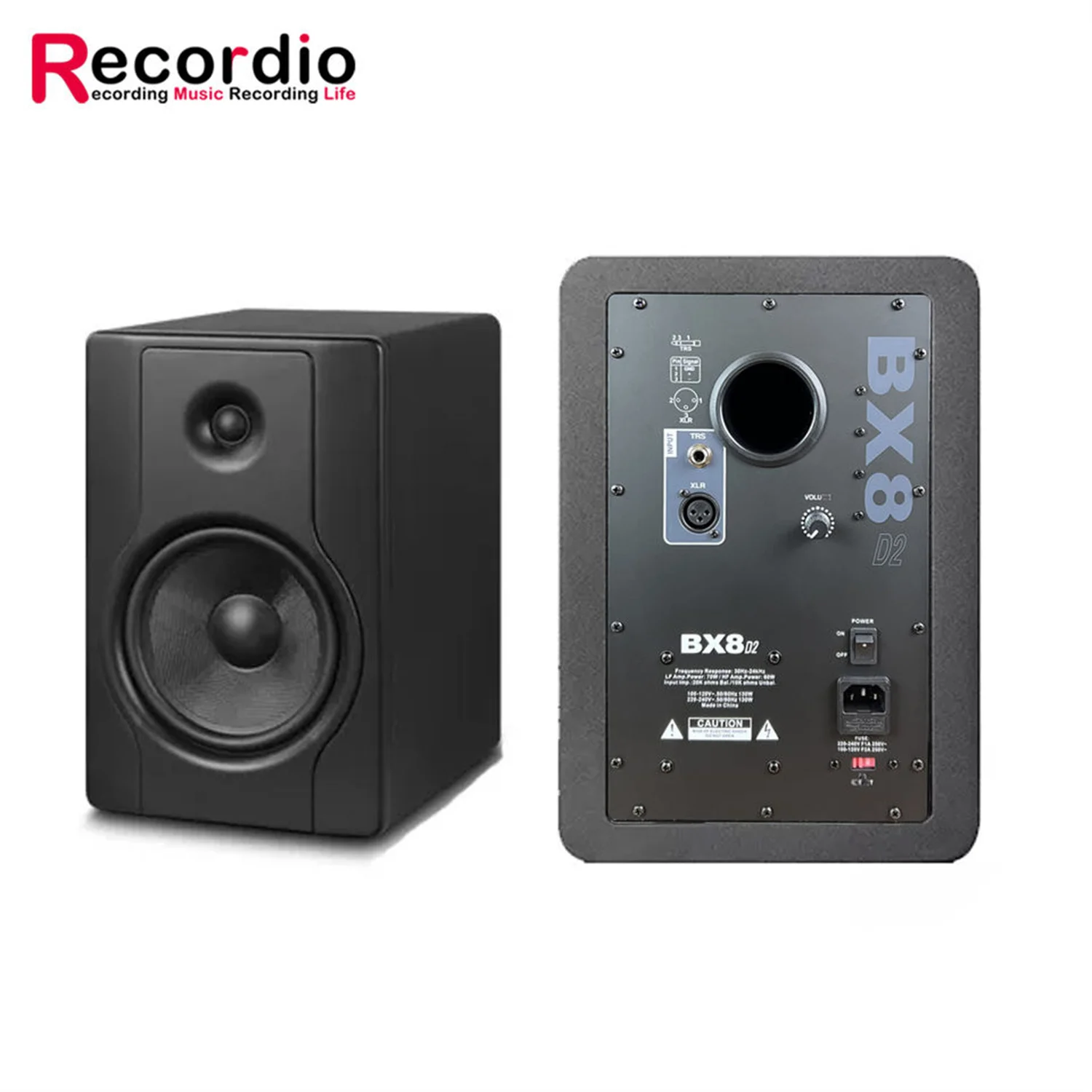 GAS-BX8 High Quality Hifi Music Production Monitor Speakers Computer Powered DJ Monitor Audio 8 inch sound Speaker