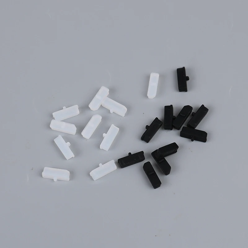 10pcs Dust Plug For Display Port Protective Cover Rubber Covers Dust Cap For Computer Dust Cover For Rubber Covered Computers