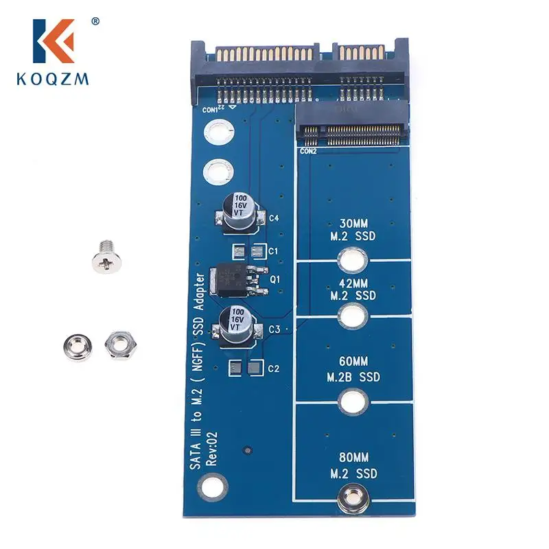 Add On Card NGFF M.2 Adapter M2 SATA3 Raiser M.2 To SATA Adapter SSD M2 To SATA Expansion Card B Key Suppor 30/42/60/80mm