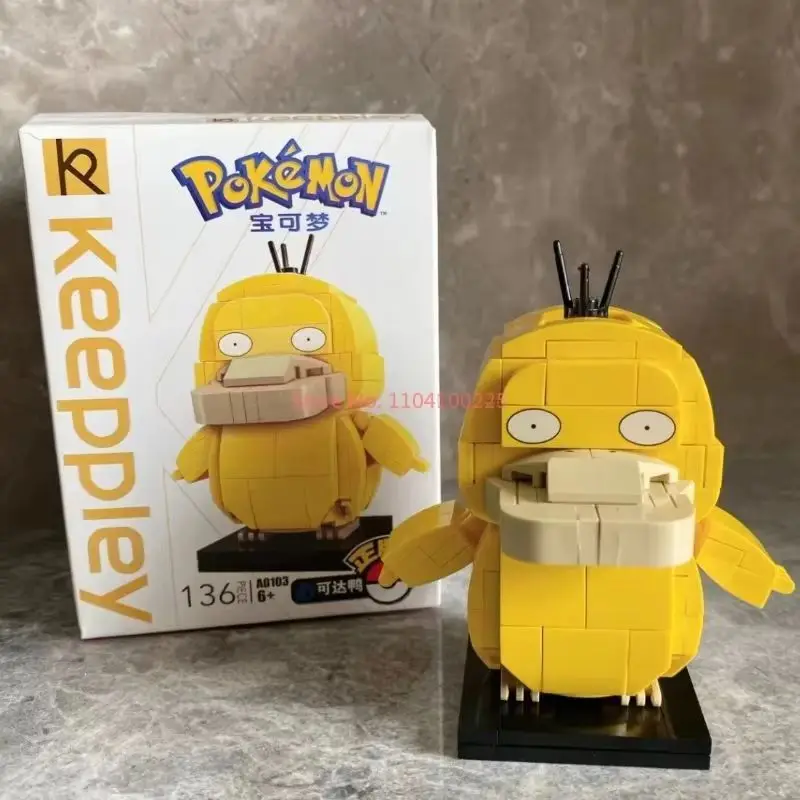 Genuíno keeppley pokemon blocos de construção charizard modelo mewtwo personagem brinquedo das crianças animação clássica ornamentos artesanato crianças