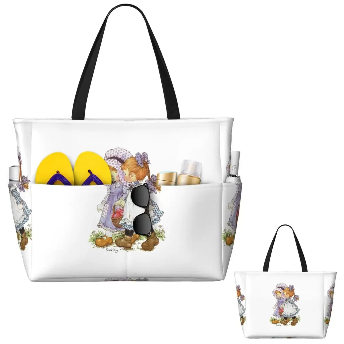 

Sarah Kay Girl Beach Tote Bag Sport Gym Yoga Duffle Large Tote Bag Women Travel Bag Fitness bag