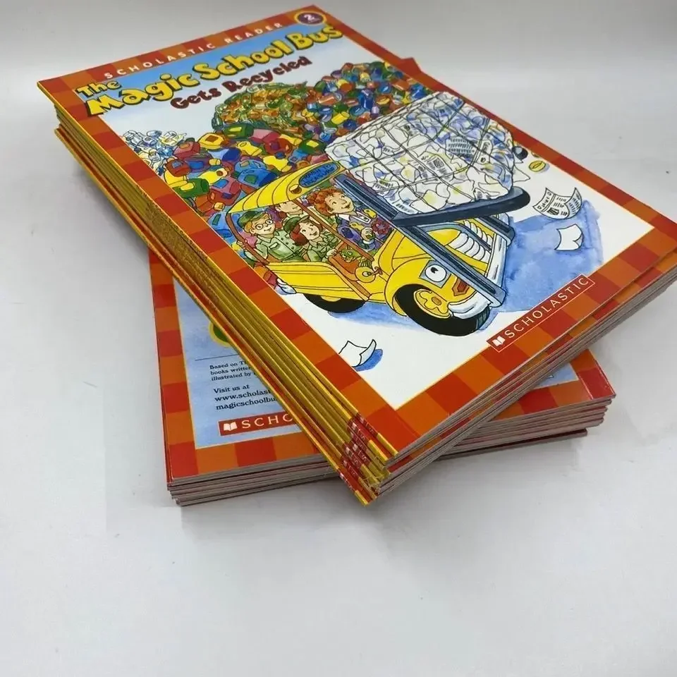 23 كتاب حافلة مدرسية سحرية قارئ العلوم للأطفال تلوين قراءة كتب القصص للأطفال مجموعة كتب ألعاب تعليمية New HotBo #4