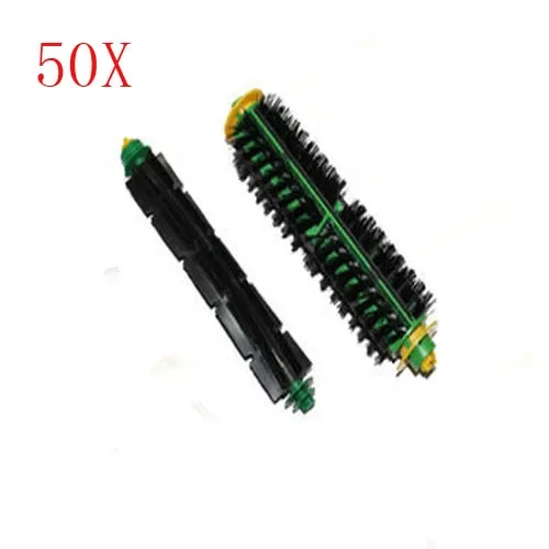 

Wholesale 50pcs Bristle & Flexible Beater Brush for iRobot Roomba 500 Series Vacuum Cleaner 520 530 540 550 560