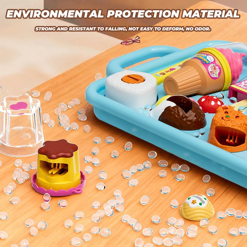 Mini Voedsel Keuken Speelgoed Set voor Kinderen Creatieve Simuleren Ijs Taart Diner Plaat Fantasiespel Spel voor Jongen Meisje Verjaardagscadeautjes