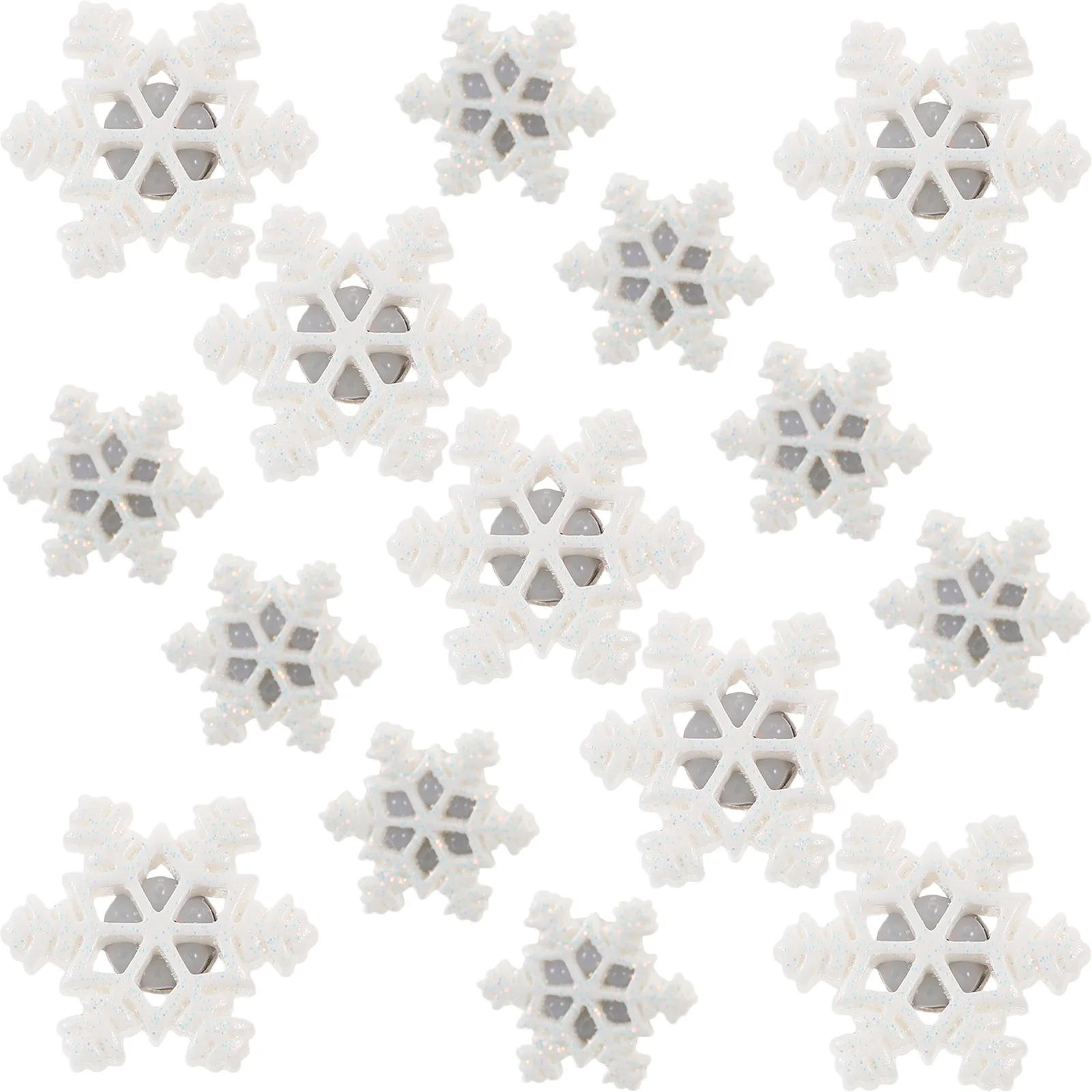30Pcs Snowflake Thumbtacks Decorative Resin Push Pins Multi-Purpose Map Poster Drawing Pins Ideal for Office School Home
