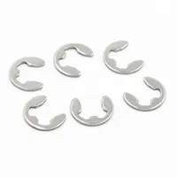 M1.2 M1.5 M2 M3 M3.5 M4 M5 M6 M7 M8 M9 M10 M12 M15 Stainless Steel E Clip Circlip Retaining Ring Washer for Shaft Fastener