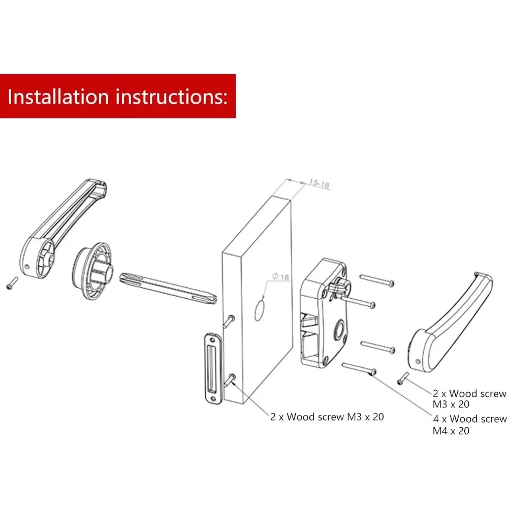 Fechadura de porta, porta de banheiro, rv, caravana, barco, maçaneta, fechadura utilitária para usar em casa