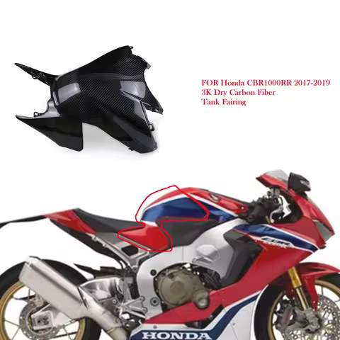 For Honda CBR1000RR CBR 1000 RR 2017 2018 2019 Motorcycle Carbon Fiber Fuel Tank Cover Fairing Kits Accessories Para Moto Surron