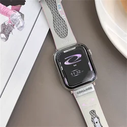 Apple Watch用の通気性のある本革ストラップ,超クールデザイナーストラップ,iwatch用8、7、6、5、4、3、2、se、41mm、49mm 45mm、44mm、42mm、40mm、38mm