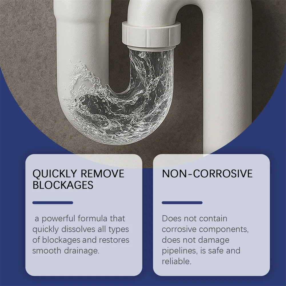 قوية استنزاف نظافة مسحوق المرحاض الأنابيب المجاري التجريف كلوسيستول للحمام #6