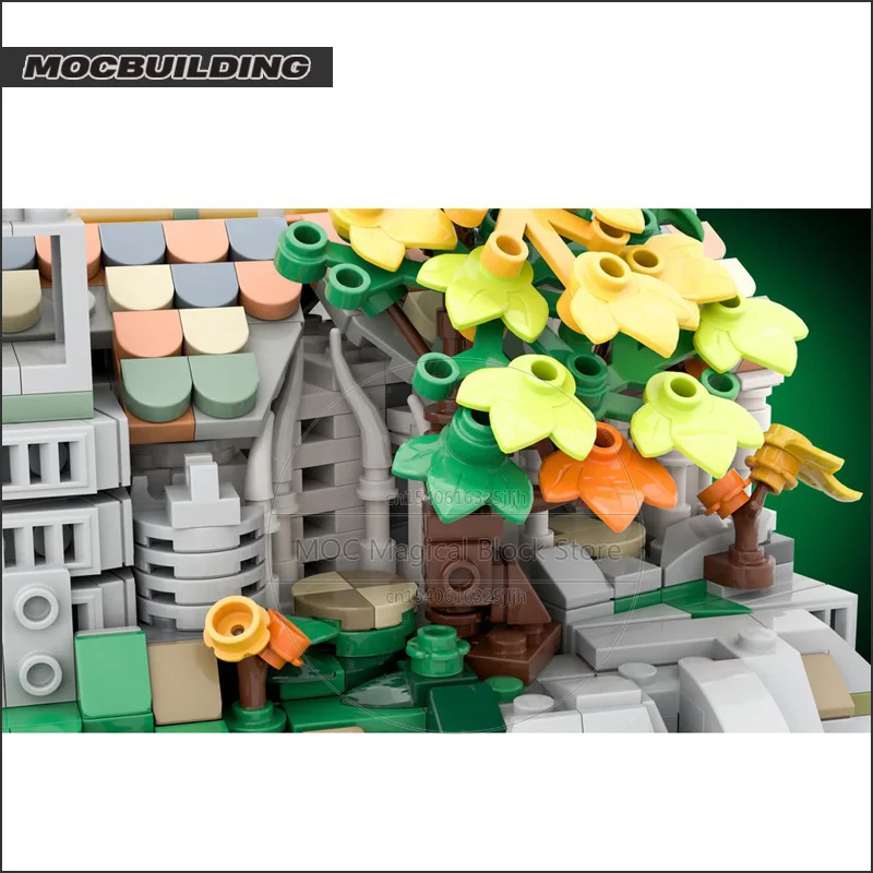 指輪物語 MOC リベンデル ミニクラフト 組み立てブロック 有名建築模型 コレクション おもちゃ テクノロジーブリック ディスプレイ ギフト