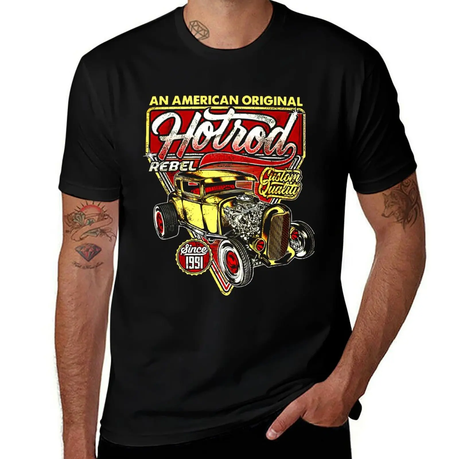 

An american original hotrod T-Shirt anime tshirt man t shirts graphic cotton t shirt man T-Shirt
