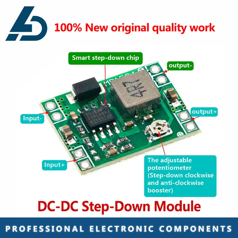 1PCS XM1584 Ultra-small size DC-DC step-down power supply module 3A adjustable super LM2596