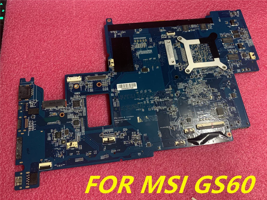 Original MS-16H4 MS-16H41 FOR MSI GS60 LAPTOP MOTHERBOARD WITH I7-4710HQ CPU AND GTX850M 100% Perfect Work