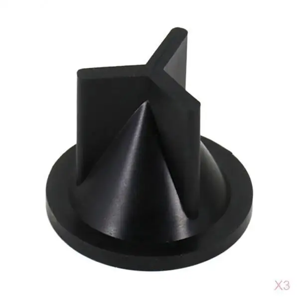 3x Marine Toilet Joker Check Valve Seal Prevents Accidental Blocking, Black