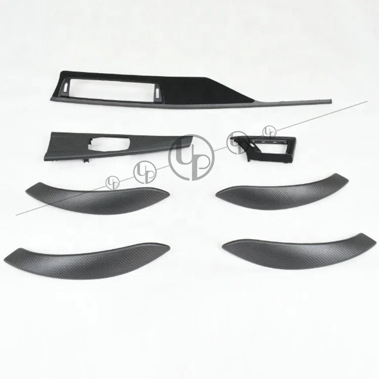 Full Set Interior Trim Covers Carbon Fiber For 13-18 F30-F36 3 4 Series GT3 7PCS