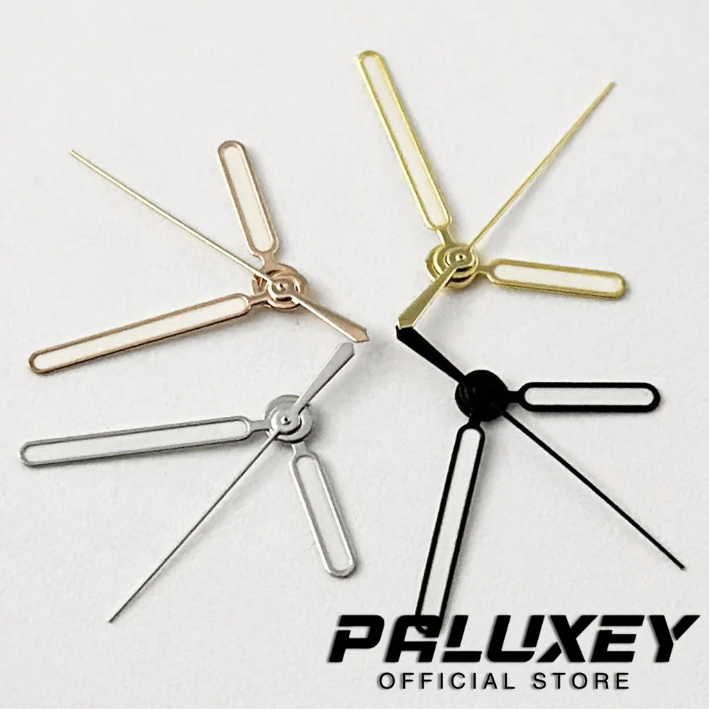 NH35 Hands Black Rose Gold Silver Gold Watch Hands Suitable NH35 NH36 7S26 4R35 4R36 Movement Green Luminous Watches Pointer
