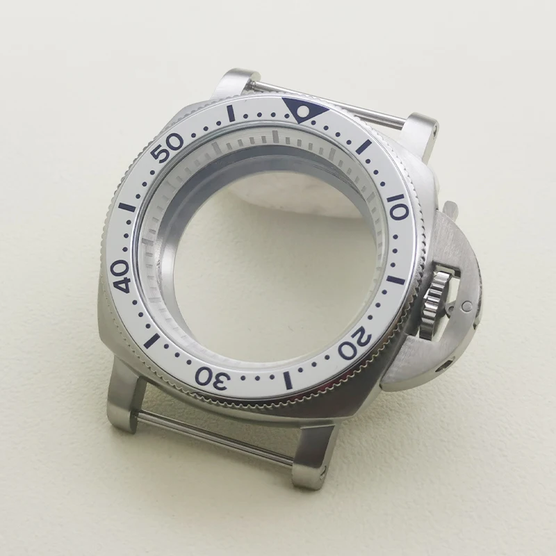 Imagem -05 - Tampa Traseira Transparente Masculina para Seiko Moda Bezel Insert Case Prata Nh35 Nh36 4r 7s26 Movimento 42 mm