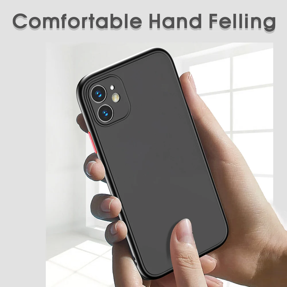 For Realme 5 5S 5i 6i 3 5 6 Pro XT X2 X7 Pro 4G 5G Ultrathin Case Skin Feeling Silicone Edge Transparent Hard Back Full Cover