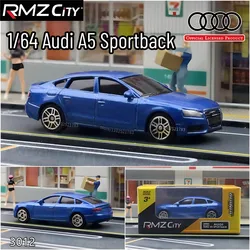 1:64 Audi A5 Sportback Diecast Car Model Replica Miniature Art Scale BMW Toyota Honda VW Vehicle Collection Kid Boy Gift Toy