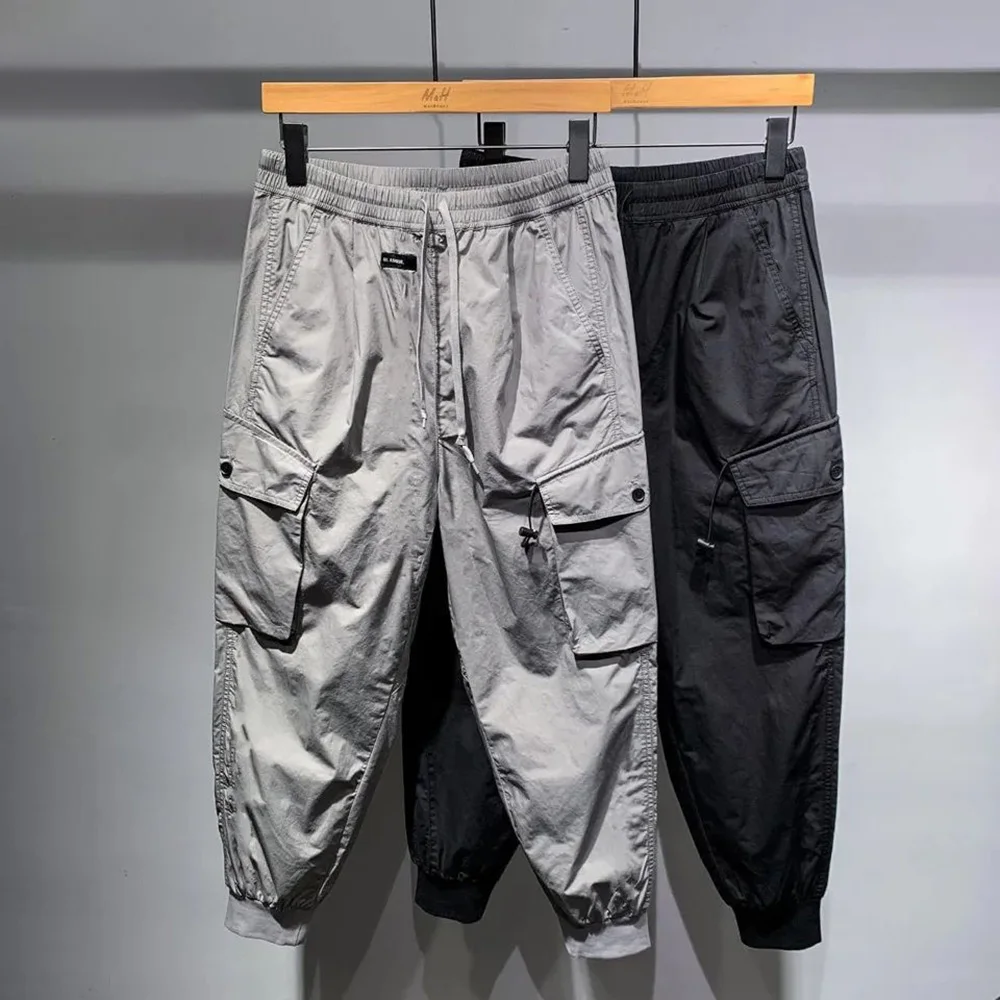 

Pants Mens Jogger Pants Sports Casual Outdoor Cargo Style Trousers Fashionable Simple Summer Thin Versatile Men's Harem Pants