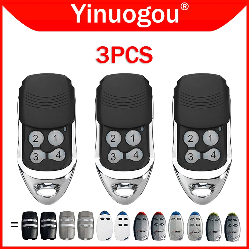 

3PCS LIFE FIDO2 FIDO4 VIP2 VIP4 VIP2R VIP4R STAR2 STAR4 BRAVO2 BRAVO4 Garage Door Remote Control 433MHz Gate Opener Transmitter