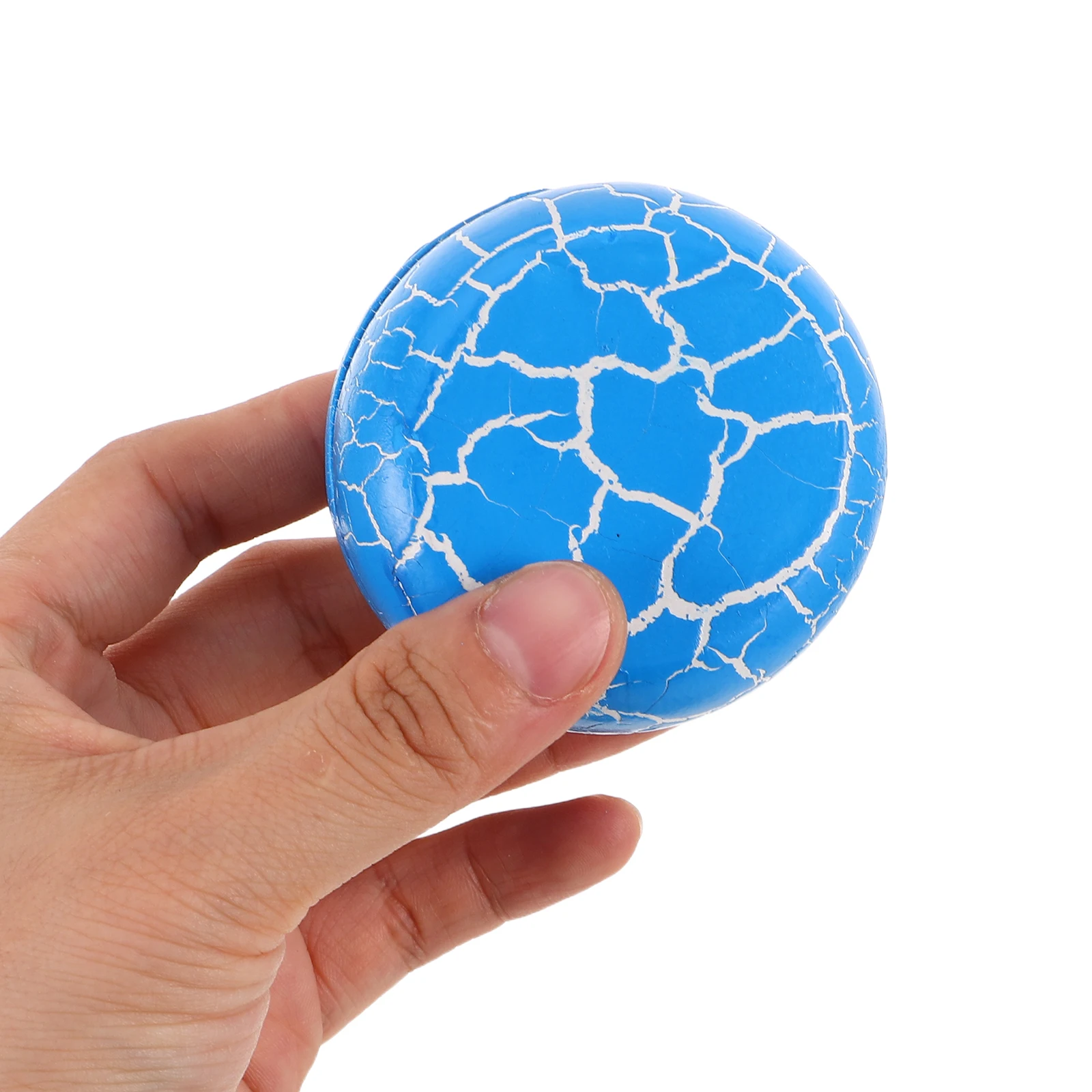 

2pcs Wooden Yo-Yo Balls Colorful Crack Design Mini Size For Kids Lightweight String Outdoor Play Portable Yoyo Beginner Balls