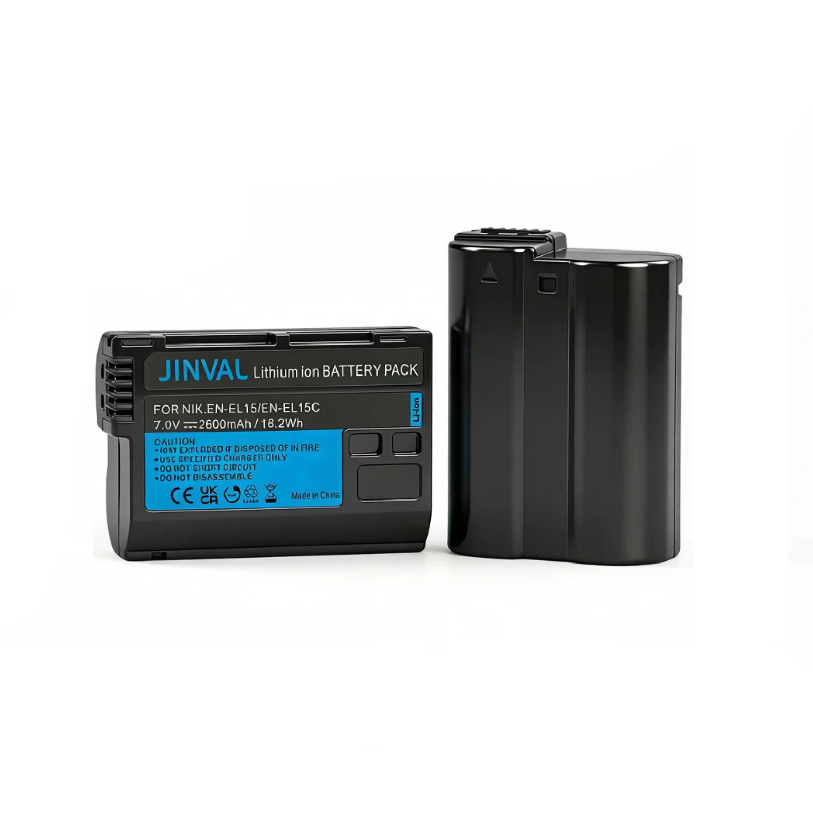 EN-EL15 2600mAh Li-ion Battery ENEL15A ENEL15C Batteries+PD 20W Fast Dual Charger for Nikon Z5 Z6 Z7 D7000 D7100 D7200 D850 D800