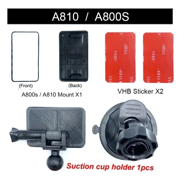 For 70mai A800S A810 suction cup holder for 70mai pro plus+A500s Lite2 d08 d02 A200 DVR Holder for 70mai Accessories Mount