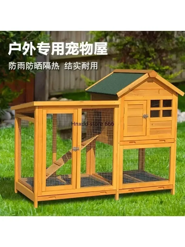 Pigeon cage automatic manure cleaning household luxury double layer bird cage