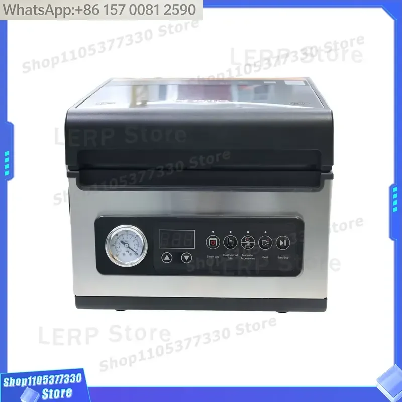 V32 Vacuum Sealing Machine Customizable Modes Chamber External Vacuum Compact Industrial Home Use