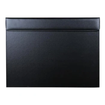 A3 file paper clipboard 18x14'' writing board large desk pad PU leather desktop mat for drawing and office supplies clamping