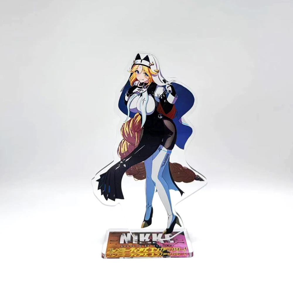 الألعاب الكورية NIKKE آلهة النصر حامل الاكريليك الشكل إيما ميراندا الدائمة نموذج لوحة سطح المكتب تأثيري هدية #5