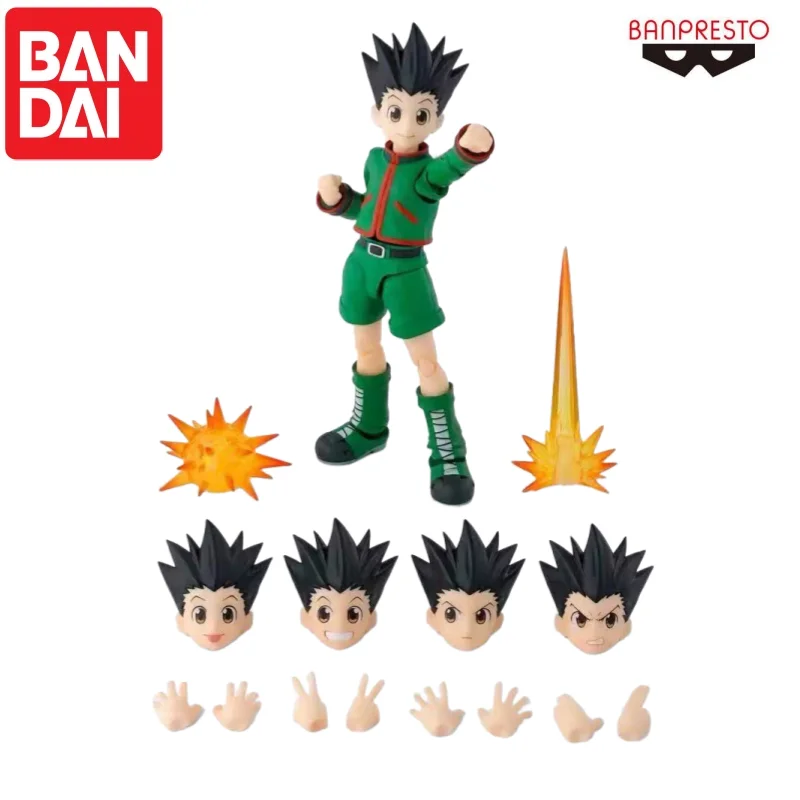 

Bandai в наличии, оригинальная кукла Banpresto Gon Freecss, новая фигурка в штучной упаковке, анимационные периферийные устройства, персонажи аниме, гараж