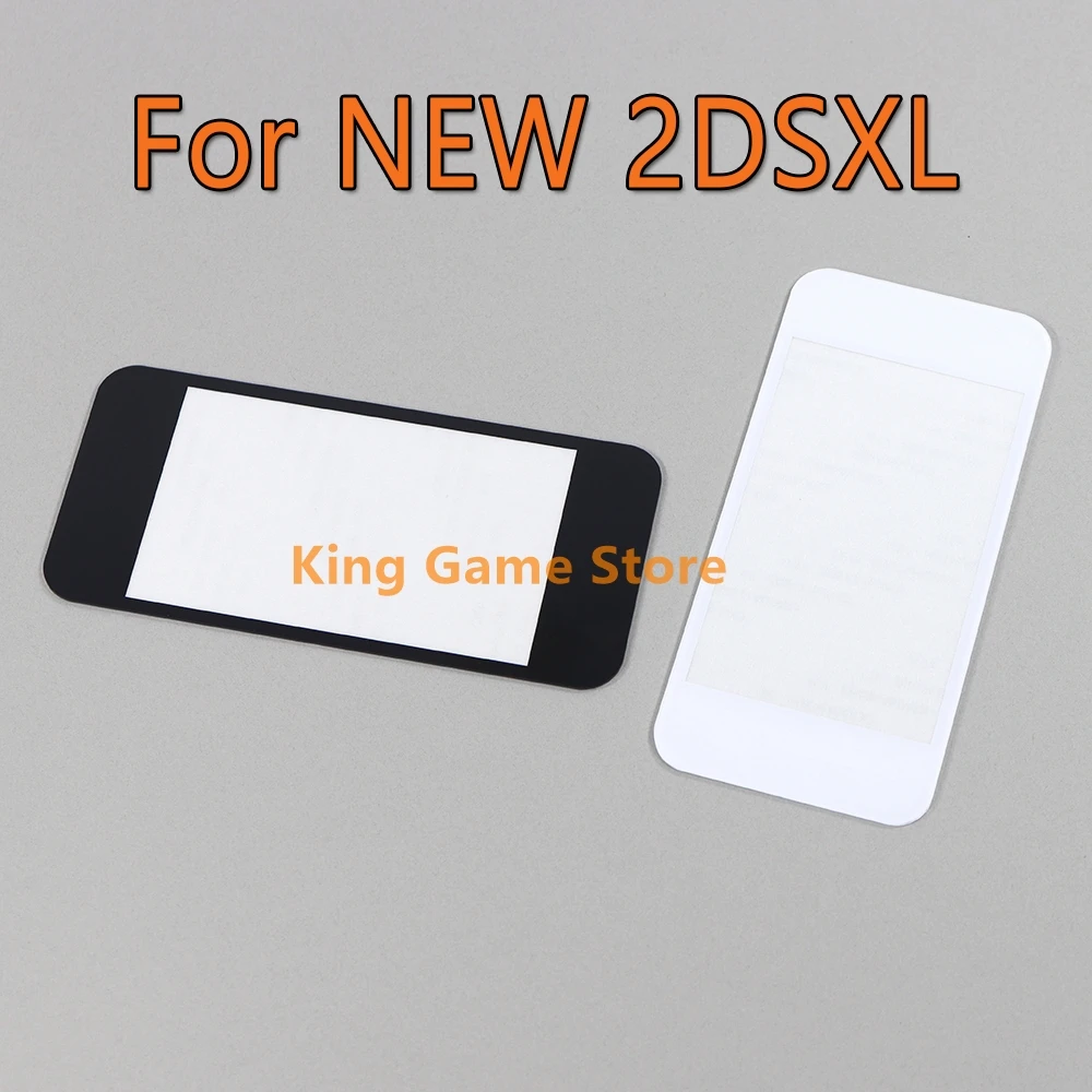 شاشة بلاستيكية علوية LCD عدسة شاشة واقية ، عدسة أمامية واقية سطح علوي 2DS XL جديدة ، 1:
