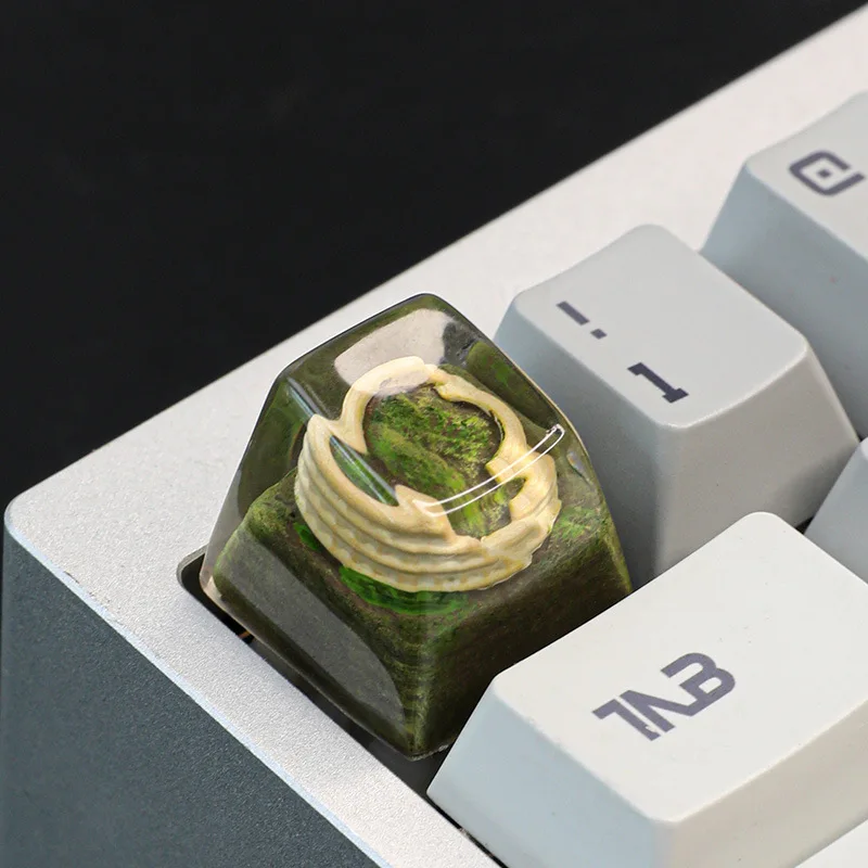 

Resin 3D Keycaps Cross Shaft Mechanical Keyboard Keycaps Single Handmade Epoxy Keycaps Colosseum