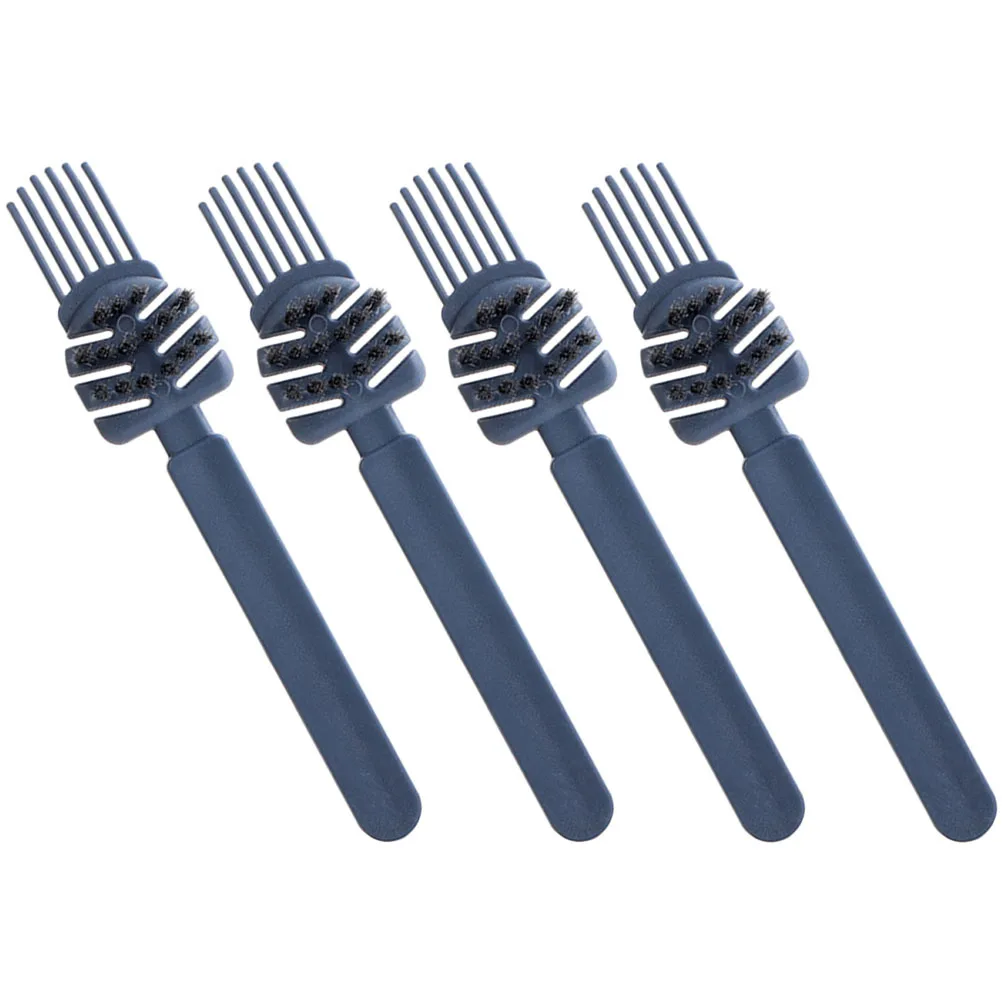 4 pezzi strumento per la pulizia della spazzola per capelli spazzola per la pulizia del pettine piccola leggera portatile per la pulizia della spazzola per capelli di design del rastrello del salone di viaggio a casa