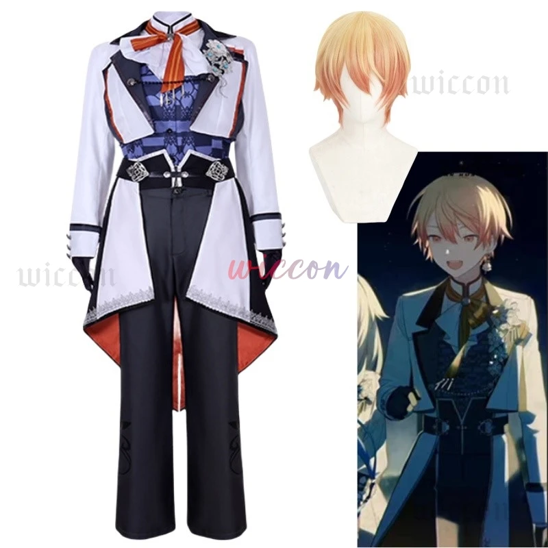 Game PJSK Ending Tenma Tsukasa Cosplay Costume Outfits Women Men New Suit Uniform Halloween Uniforms Party Suit Coat Shirt Pants