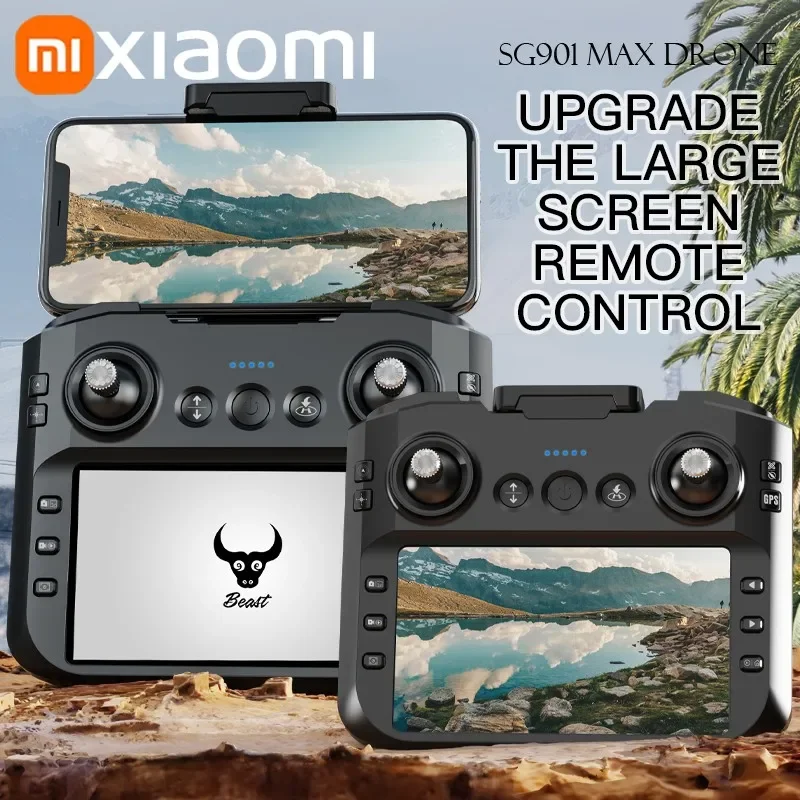 Xiaomi SG901 MAX GPS Дрон Профессиональный 8K Воздушный HD Предотвращение препятствий с большим экраном Пульт дистанционного управления Складной бесщеточный дрон