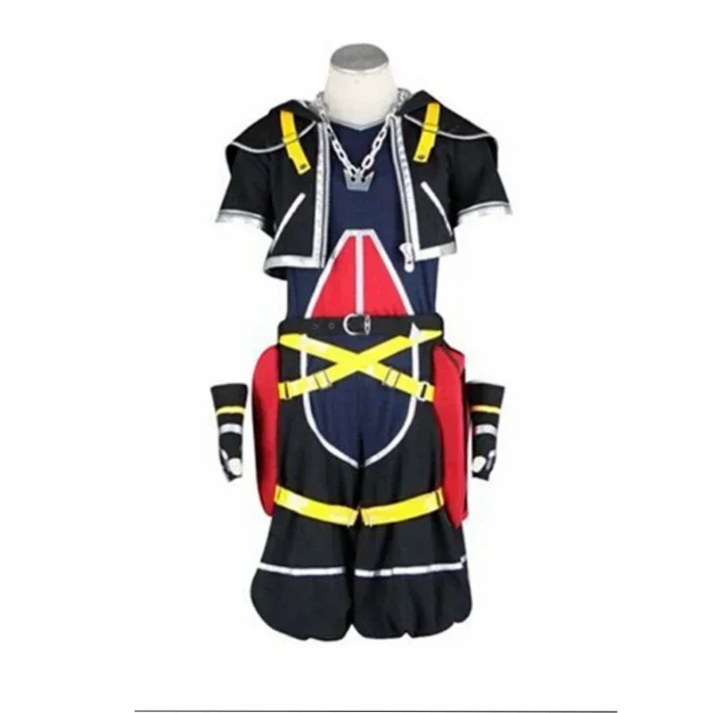 Anime Kingdom Hearts Cosplay - Disfraz de cosplay de Kingdom Hearts 2 Sora con collar 11
