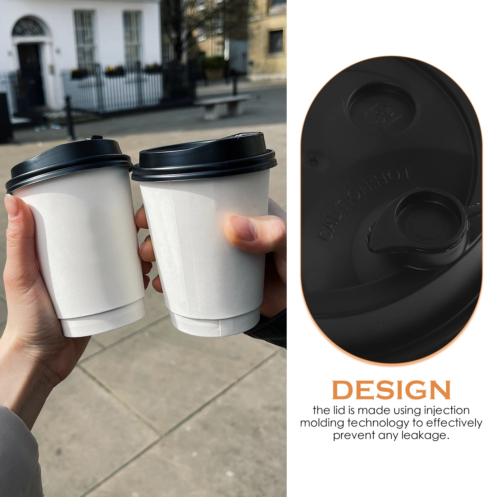 

100 шт. герметичные пластиковые крышки для стаканчиков, герметичные литые литые чашки для кофе, молока, чая, сока, крышка, пластиковая крышка для стаканчиков